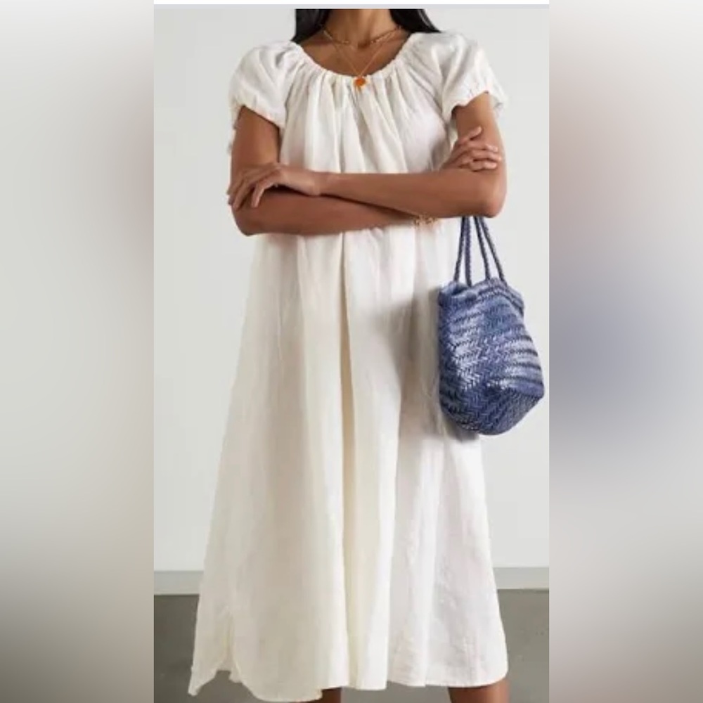 Deji Studios S/M 100% Linen Dress Like New